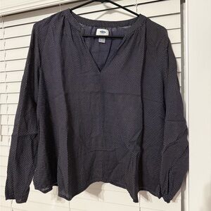 Old Navy Navy Blue Blouse